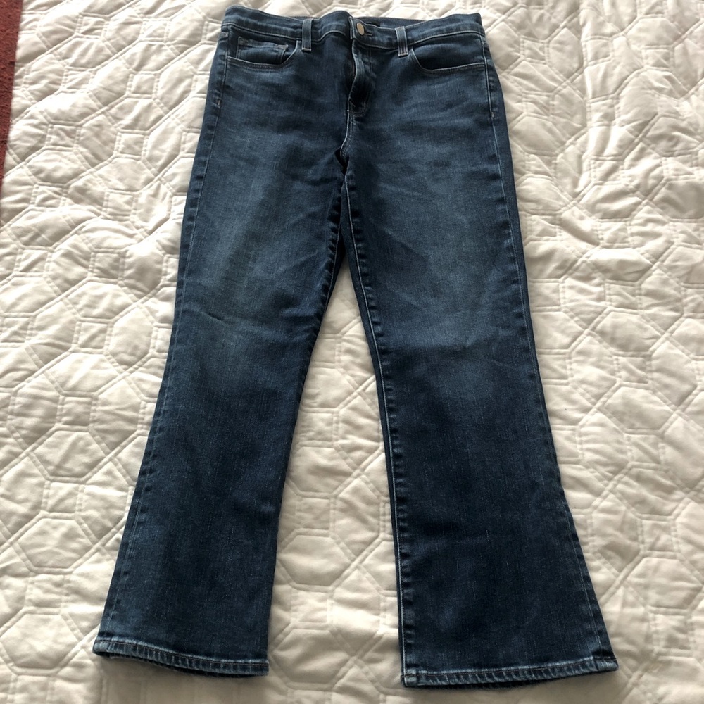 Women’s J Brand Cropped Wide-Leg Jeans